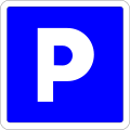Area designated for parking