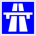 Start of a motorway section